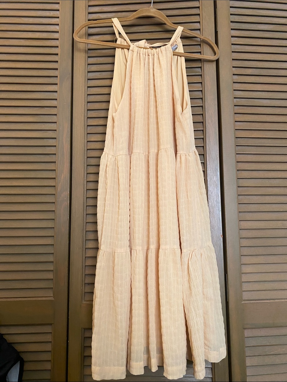 a new day Tiered Halter Maxi Dress